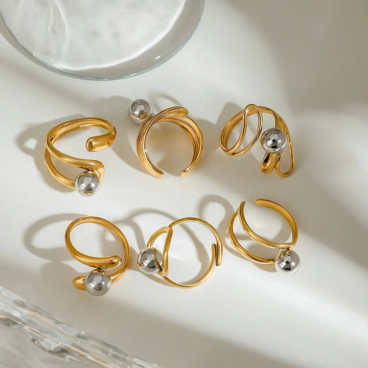 Orvella Sphere Wrap Rings