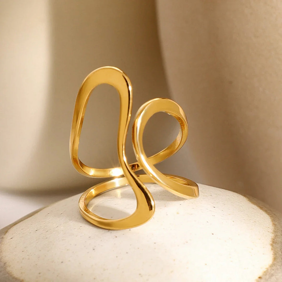 Maya Geometric Adjustable Ring