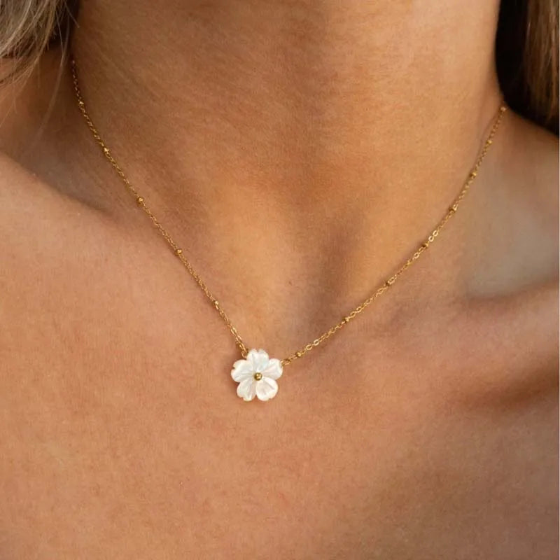 Rangel Floral Pearl Layered Necklace