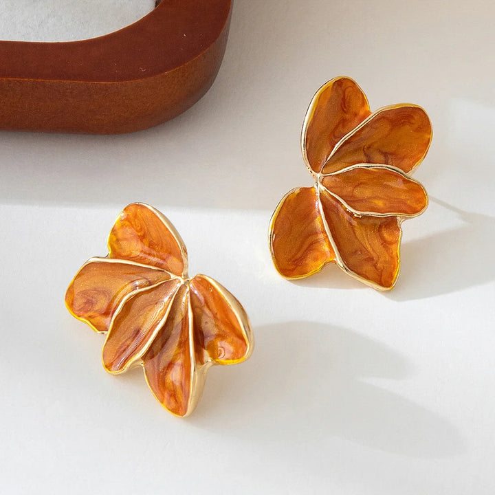 Vera Flower Statement Earrings