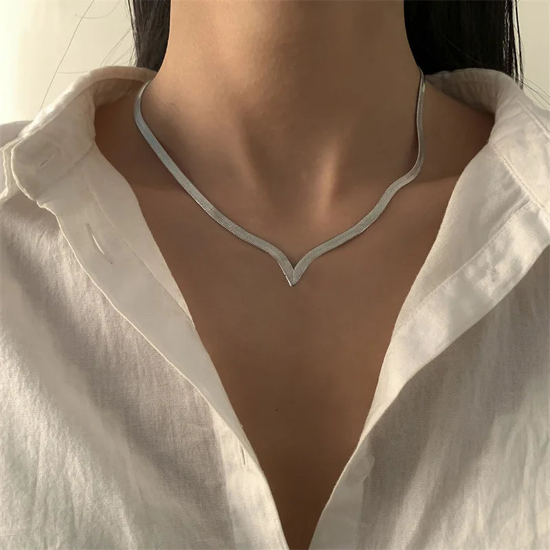 Rangel V Shape Chain Necklace