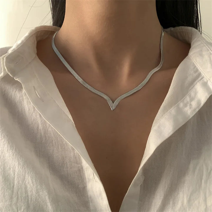 Rangel V Shape Chain Necklace