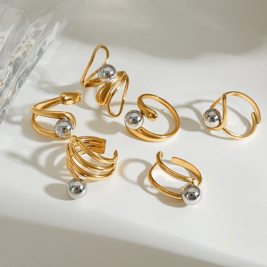 Orvella Sphere Wrap Rings