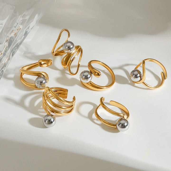 Orvella Sphere Wrap Rings