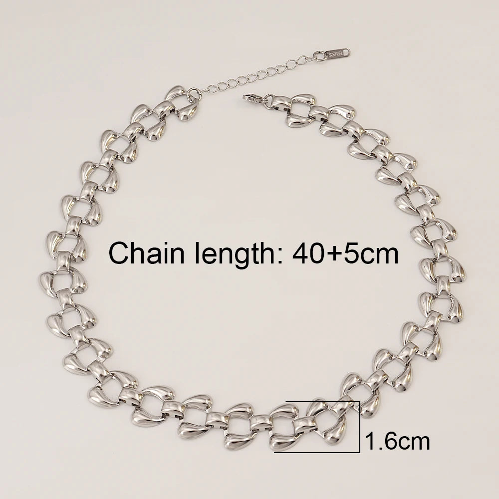 Valessa Water Drop Chain Necklace
