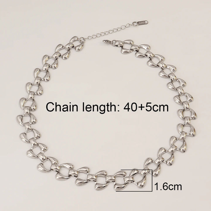 Valessa Water Drop Chain Necklace