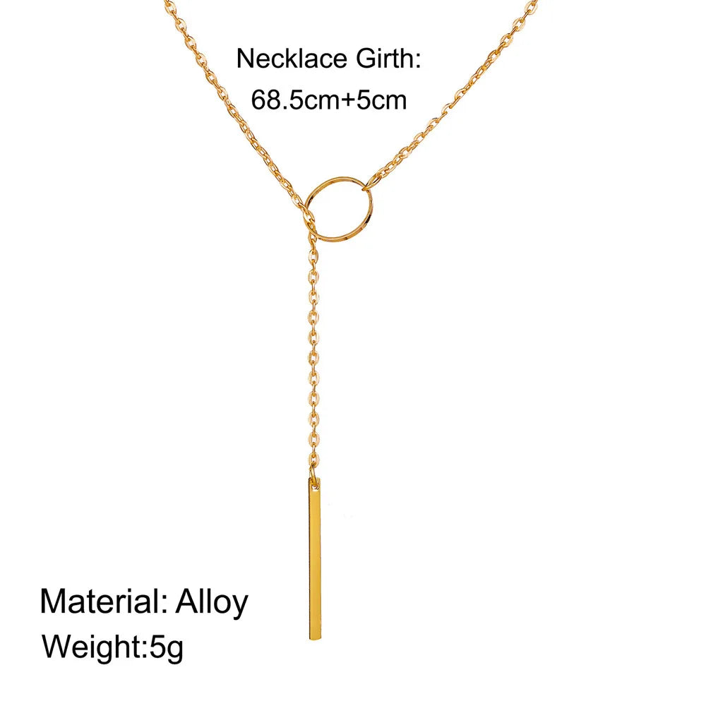 Fancy Elegant Drop Necklace