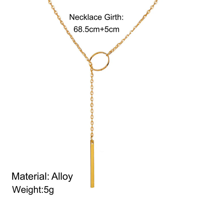 Fancy Elegant Drop Necklace