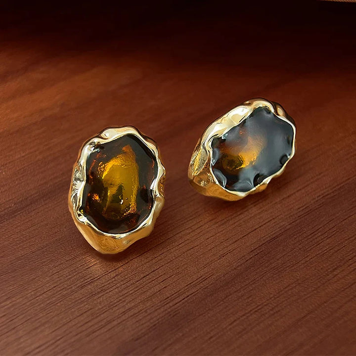 Ayla Geometric Stud Earrings