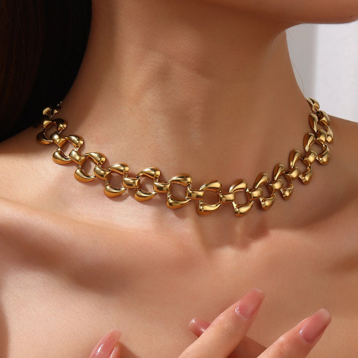 Valessa Water Drop Chain Necklace