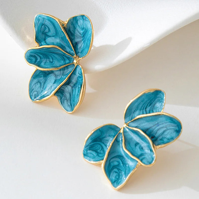 Vera Flower Statement Earrings