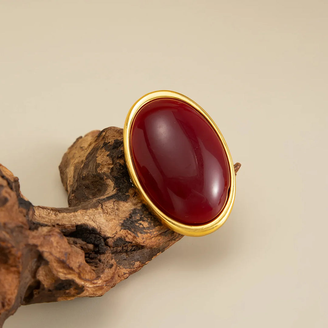 Zerra Oval Resin Statement Ring
