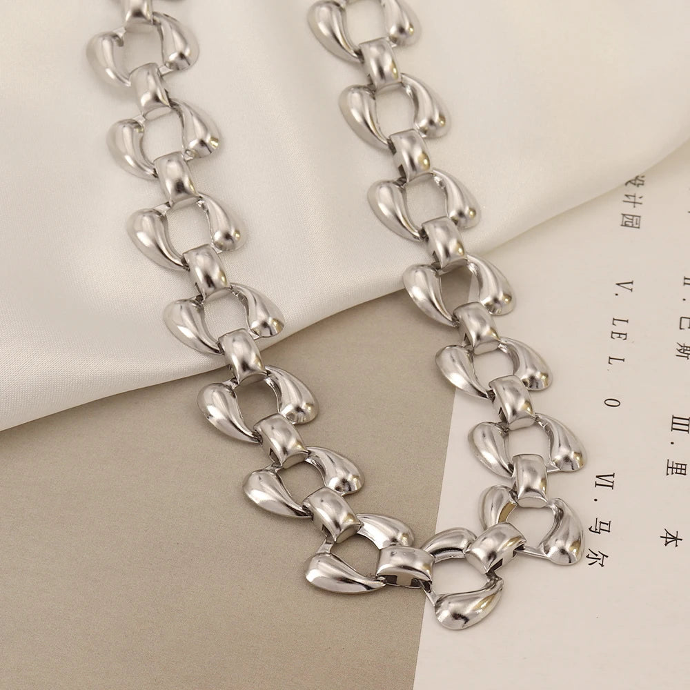 Valessa Water Drop Chain Necklace