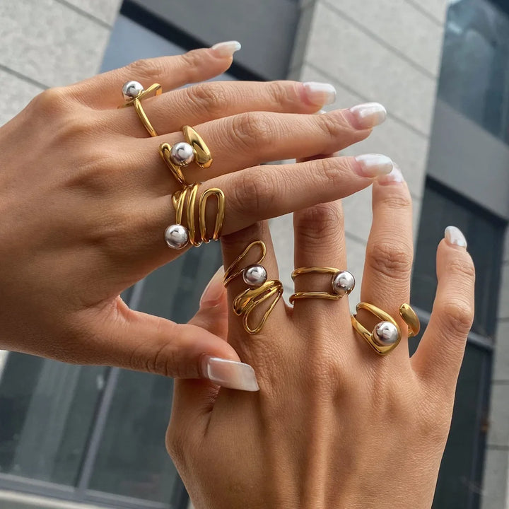 Orvella Sphere Wrap Rings