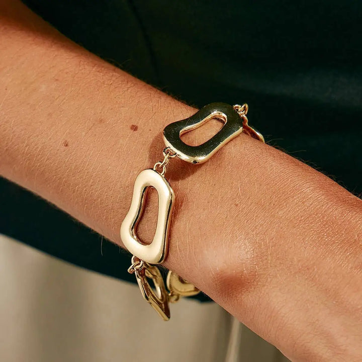 Dillan Geometric Choker and Bracelet Set