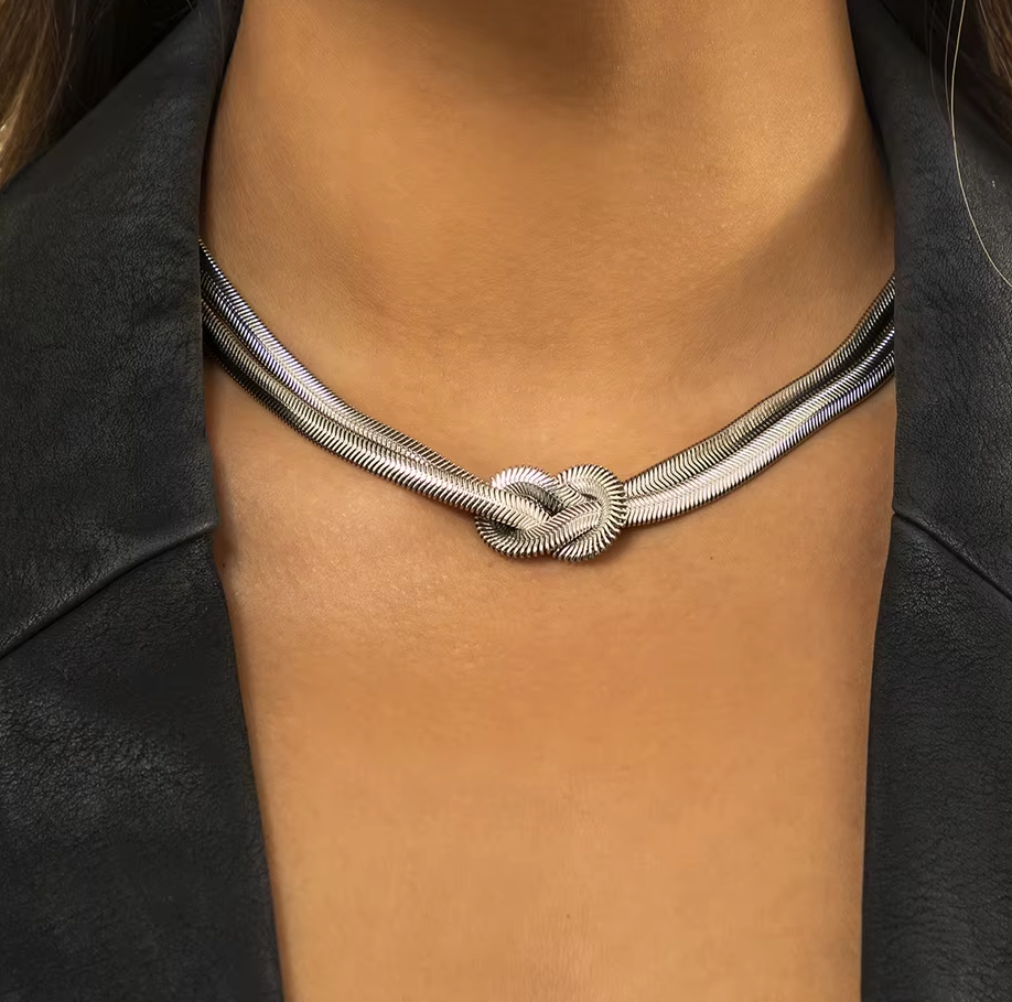 Enya Knot Chain Necklace