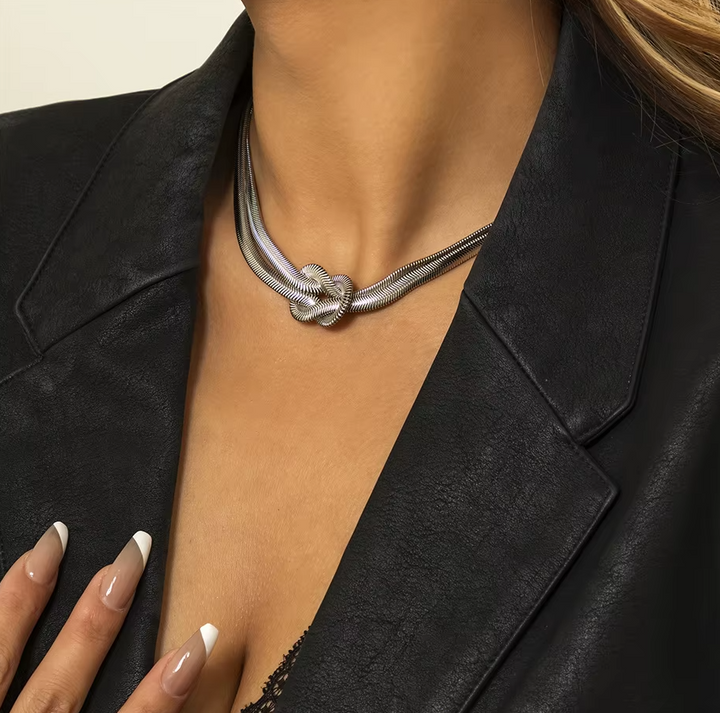 Enya Knot Chain Necklace