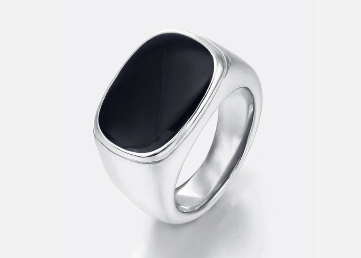 Rhea Square Chunky Geometric Ring