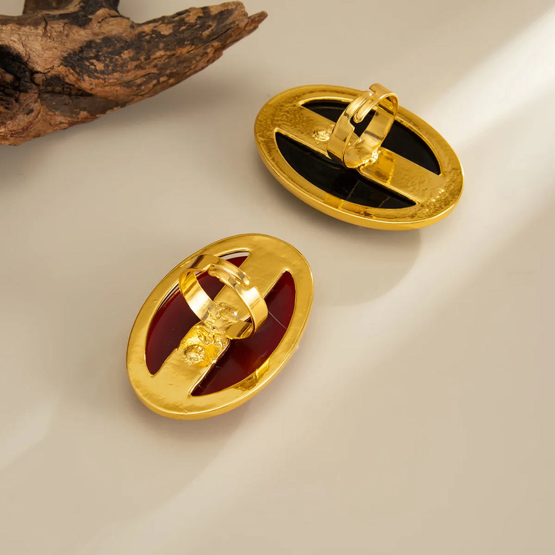 Zerra Oval Resin Statement Ring