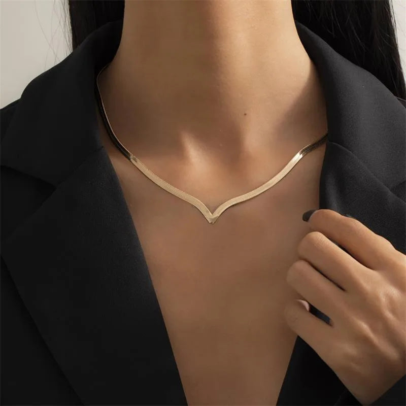 Rangel V Shape Chain Necklace