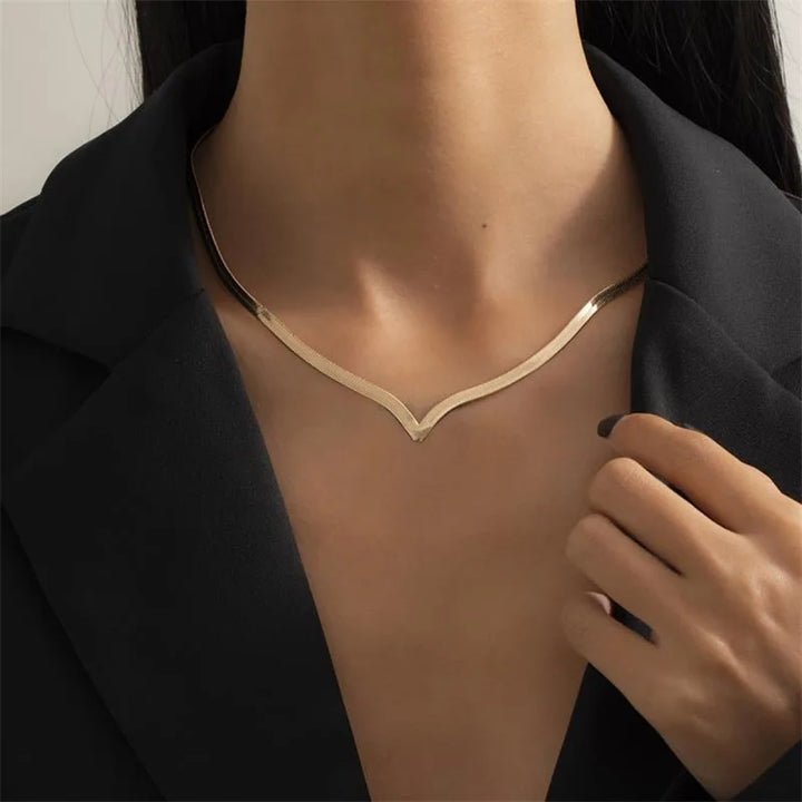 Rangel V Shape Chain Necklace
