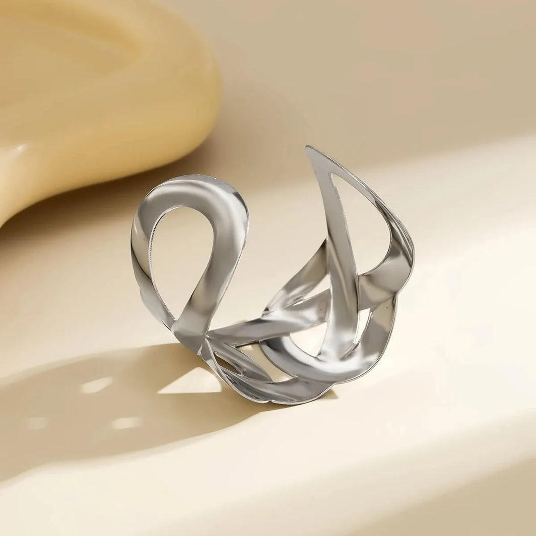 Penny Geometric Cutout Cuff Bracelet