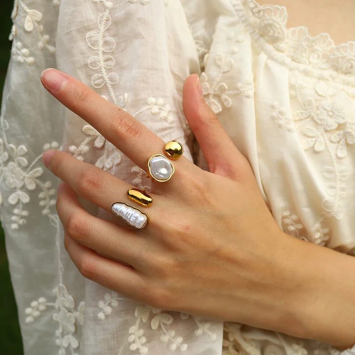 Sora Pearl Statement Ring
