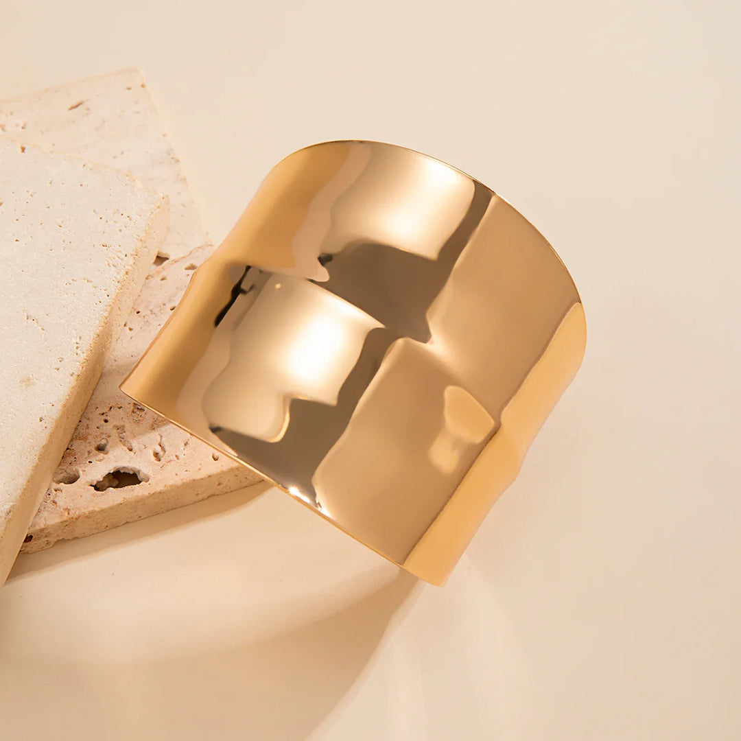 Peck Wide Cuff Statement Bracelet
