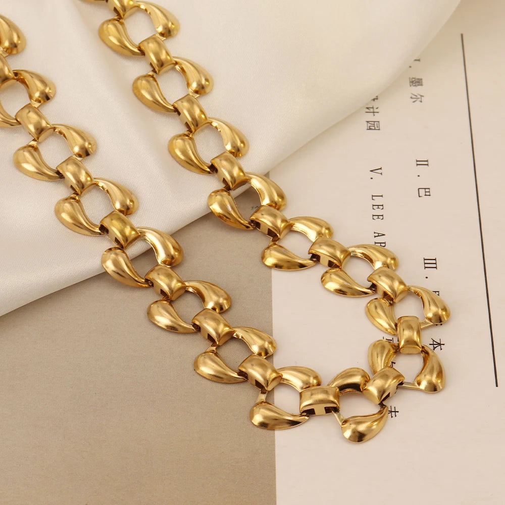 Valessa Water Drop Chain Necklace