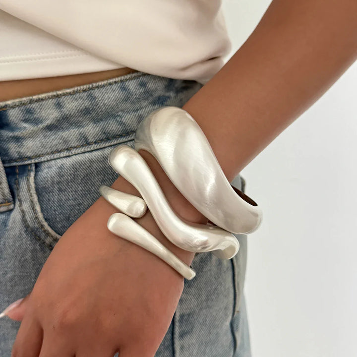 Ciara Sculpted Statement Bracelet