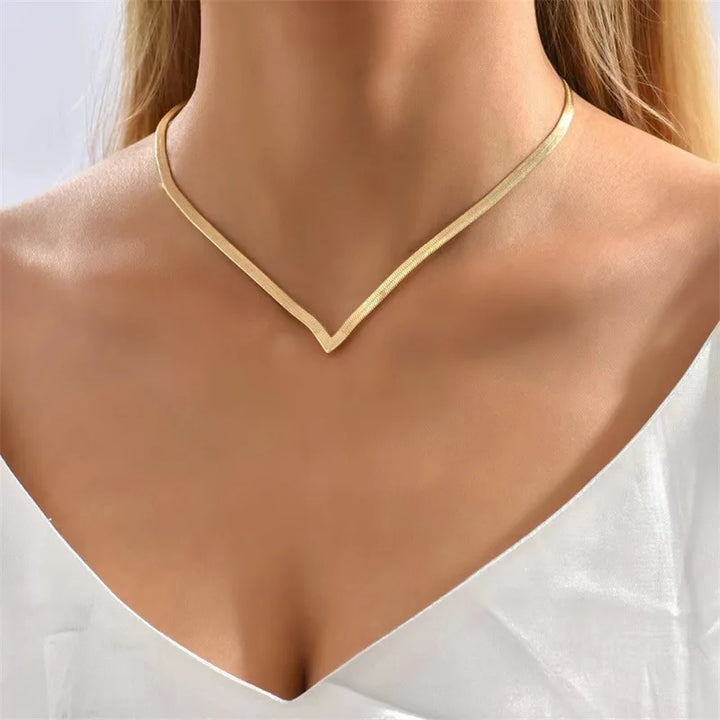 Rangel V Shape Chain Necklace