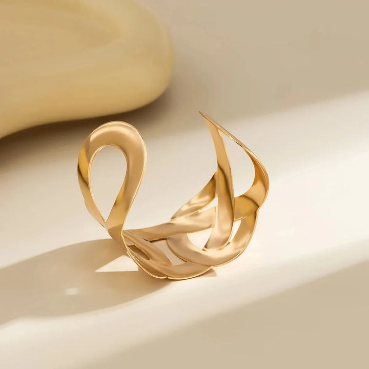 Penny Geometric Cutout Cuff Bracelet