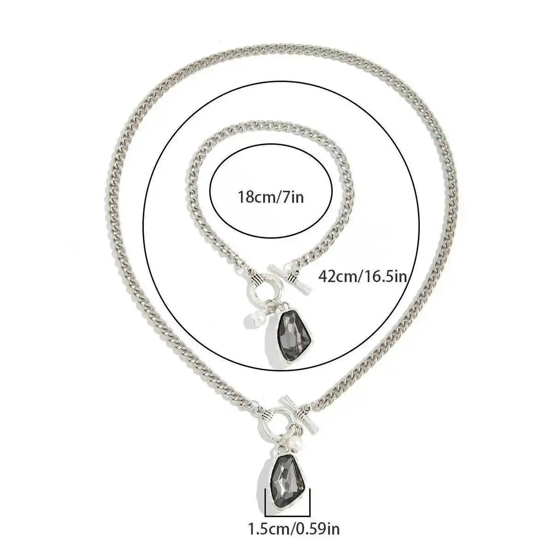 Valdez Silver Pendant Jewelry Set