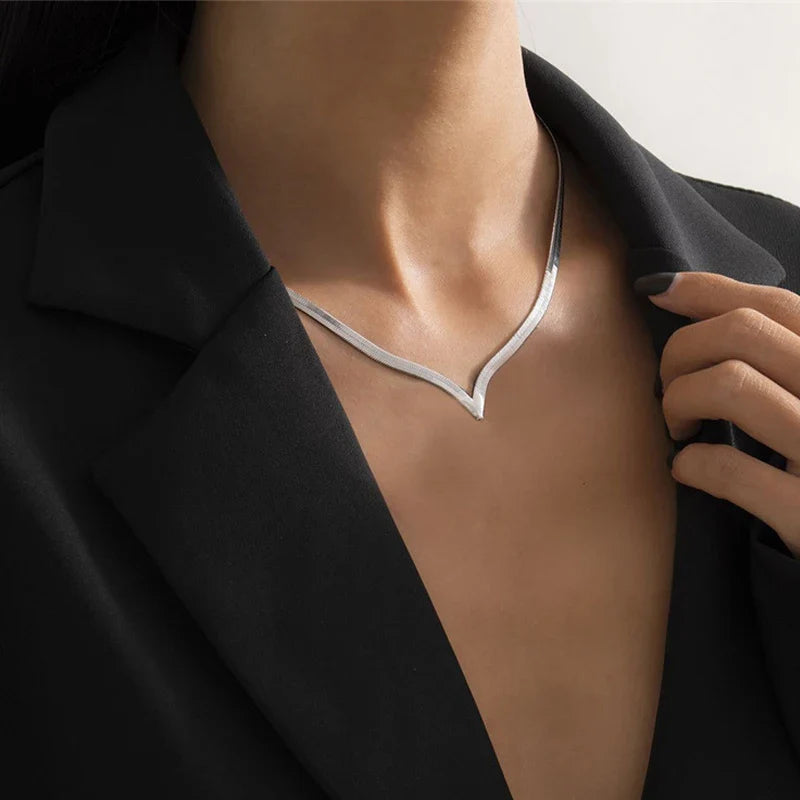 Rangel V Shape Chain Necklace