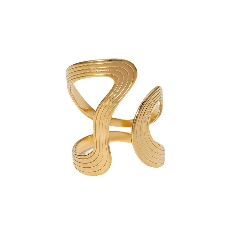 Hahn Sculpted Open Statement Ring