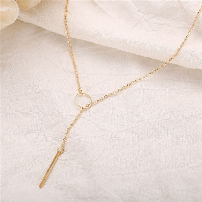 Fancy Elegant Drop Necklace