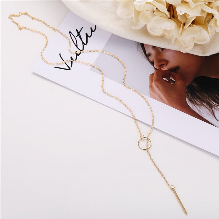 Fancy Elegant Drop Necklace