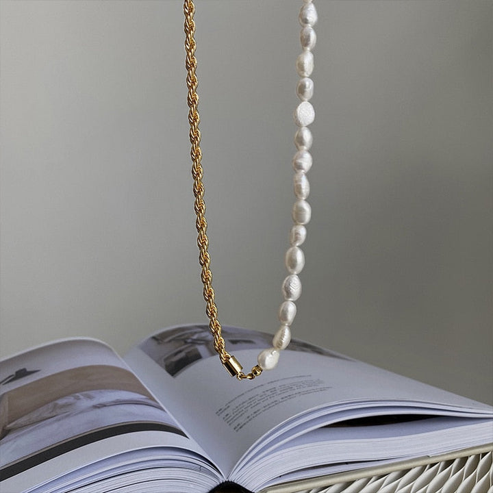 Arlo Pearl Chain Necklace