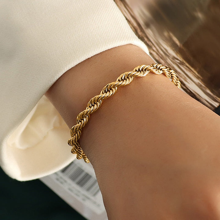 Roma Twisted Chain Bracelet