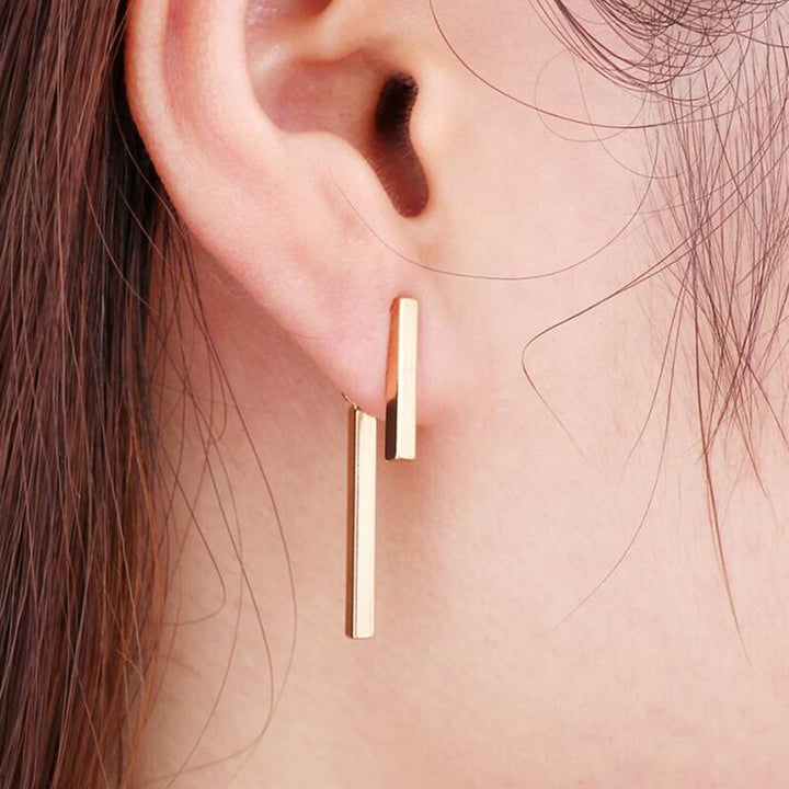 Ceres Minimal Bar Drop Earrings